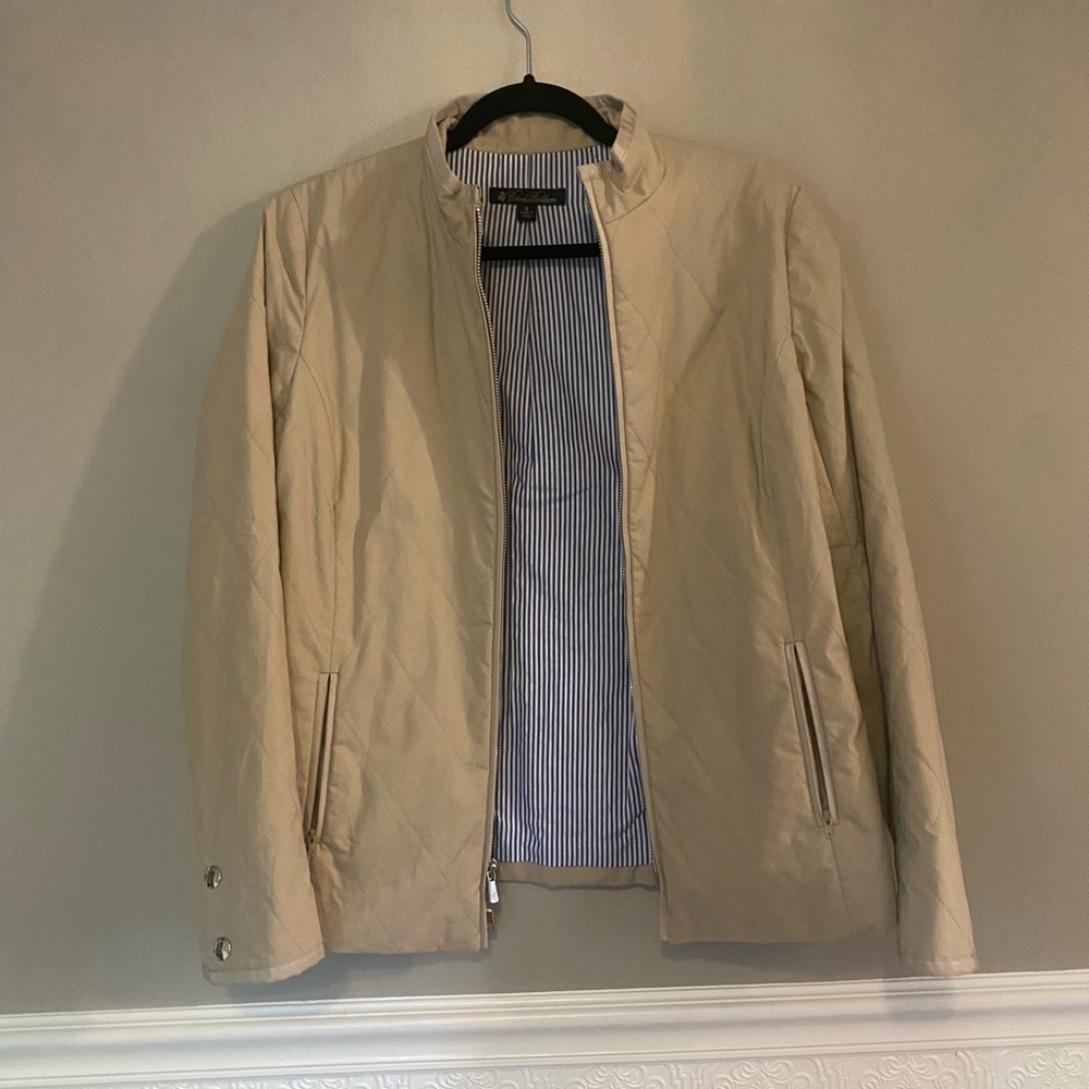 Tan quilted jacket